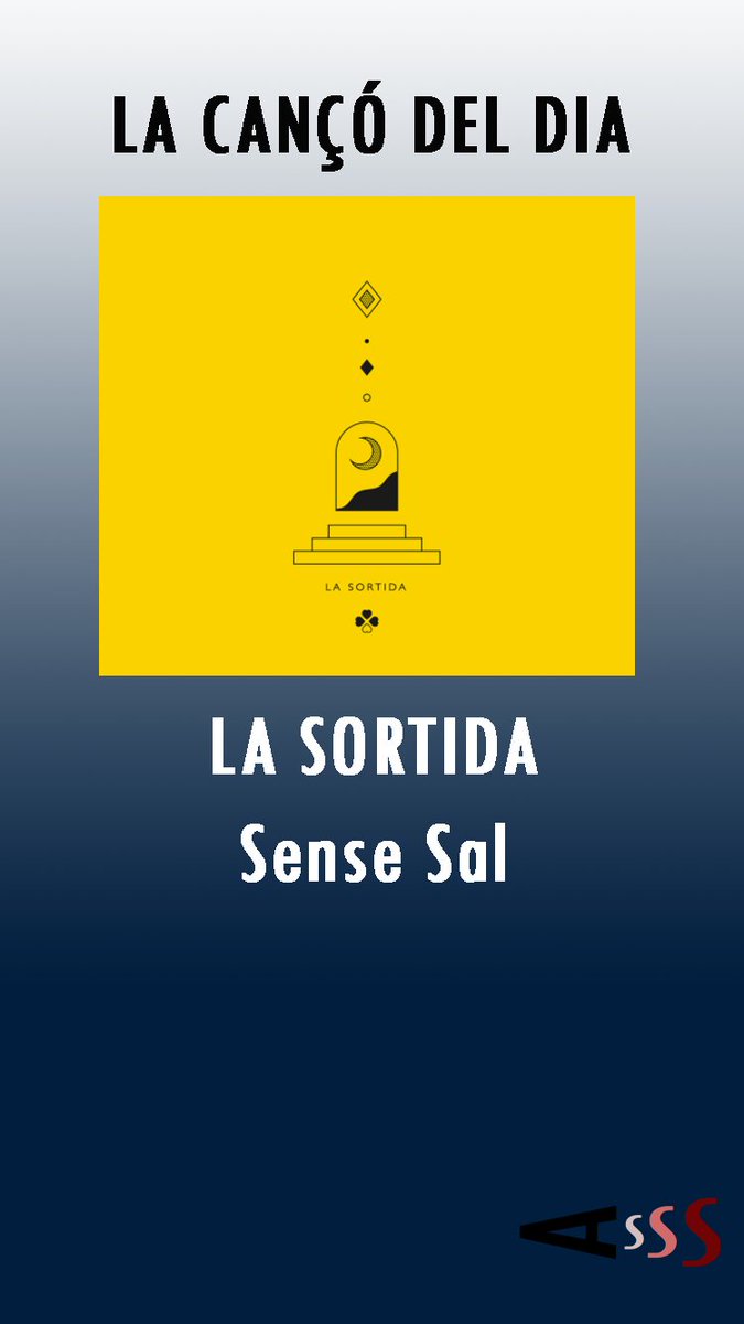 avuisona's tweet photo. #AvuiSona com a #Cançódeldia #Lasortida de @GrupSensesal!
Un single publicat el passat 2019, el qual va ser versionat, posteriorment, amb la col•laboració d'en @mikinunez. "Saltem-nos la sortida, canviem-ho tot" 👇
https://t.co/YiIXLzpUZZ https://t.co/AfRwsO8S4R