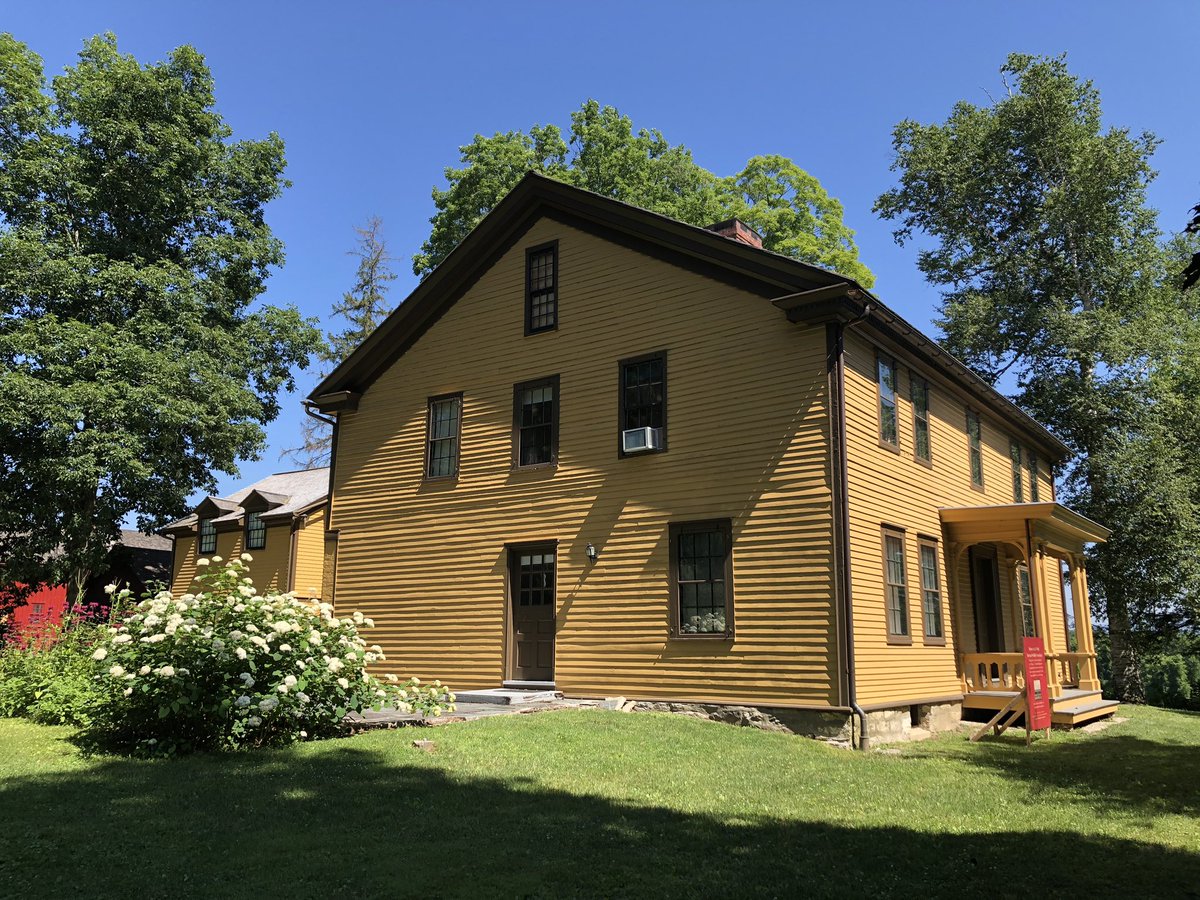 Herman Melville’s farmhouse at Arrowhead, in Pittsfield in western Massachusetts, where he lived from 1850 to 1863 and wrote the novel “Moby Dick”.