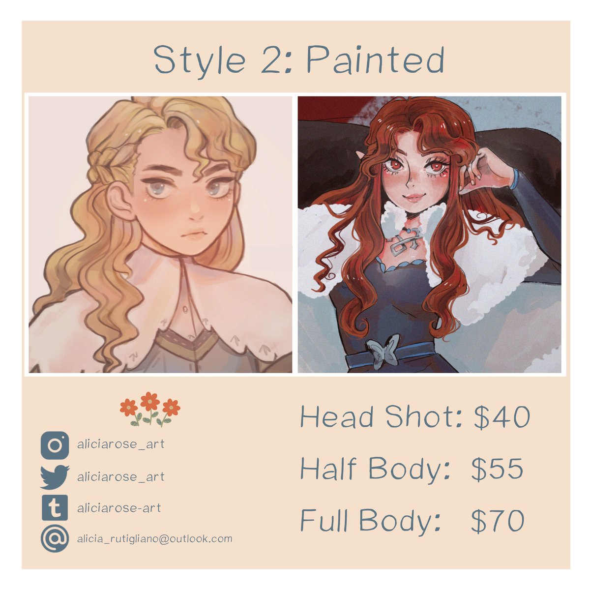 Finally dropping those commission prices!! Please feel free to contact me via DM or email if you have any questions 