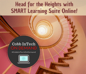 CobbInTech's tweet photo. SMART Learning Suite Online (SLSO) takes everything you already love about SMART Notebook and makes it a truly interactive experience for students. Learn more about SLSO from our #CobbInTechOnDemand Webinar at https://t.co/4xrCHMepIH. #CobbInTech #AnytimeLearning #SummerPL https://t.co/OaEQisY2E6