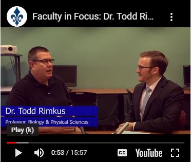 Biology from a #ServicePerspective #Connect  #Engage
Dr. Todd Rimkus, Professor, Biology &amp; Physical Sciences
youtube.com/watch?time_con…