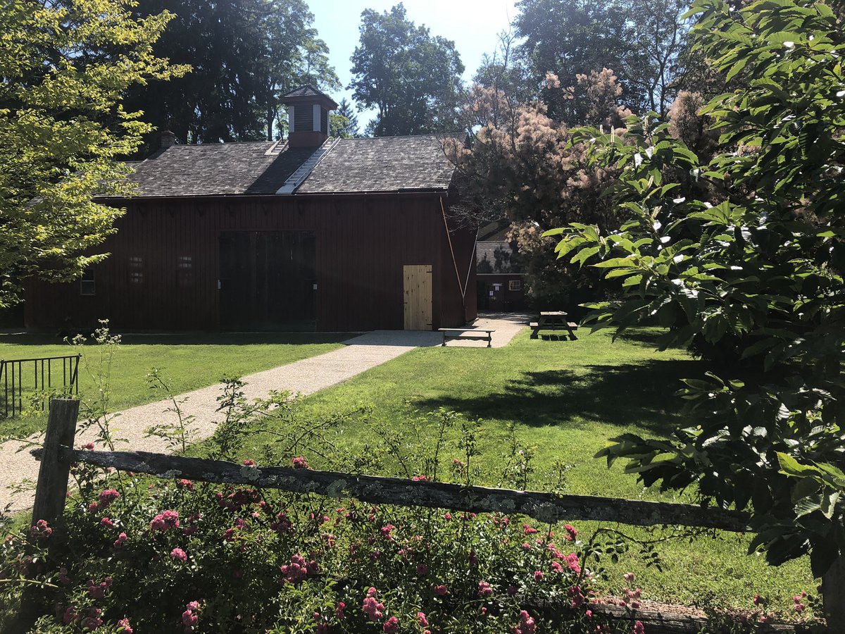 The barn where Herman Melville used to hang out with Nathaniel Hawthorne, behind his farmhouse in Pittsfield, Massachusetts.