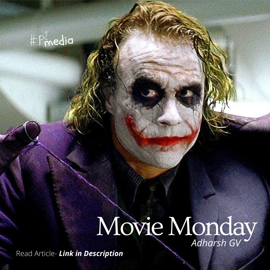 p2_labs's tweet photo. Movie Monday by Adharsh G V
Read full article- https://t.co/bHgXF472LE
This week's pick - The Dark Knight
Director- Christopher Nolan
#pureperceptionpodcast #pureperception #telugupodcast #podcastshow #p2mediain #p2blog #movie #moviemonday #thedarkknight #batman #mondaythoughts https://t.co/sTw4QJMJJw
