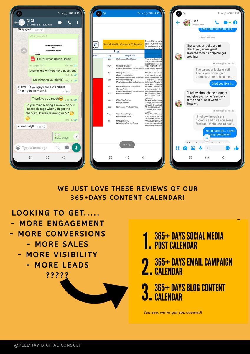 KellyjayConsult's tweet photo. Tired of spending hours creating content that gets little to Zero Conversions?!!

The 365+ Days Content Calendar gives you the access to 365 days worth of niche related content ideas, so that you can...

💡 Produce 365 Days worth of ENGAGING social media posts in minutes! https://t.co/av5IpTOqNe