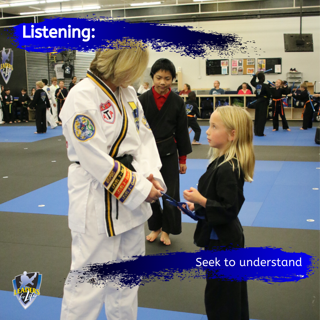 Leaders4LifeLC's tweet photo. This week's life skill is Listening! 😍

Try our classes today! Text INFO to (281)916-6200.

#leadersforlife #L4L #atamartialarts #leadership #martialarts #training #workout #selfdefense #fighter #gym #goals #exercise #communication #karate #leaguecity #kemah #texas #houston https://t.co/Ql3lZL9ksN