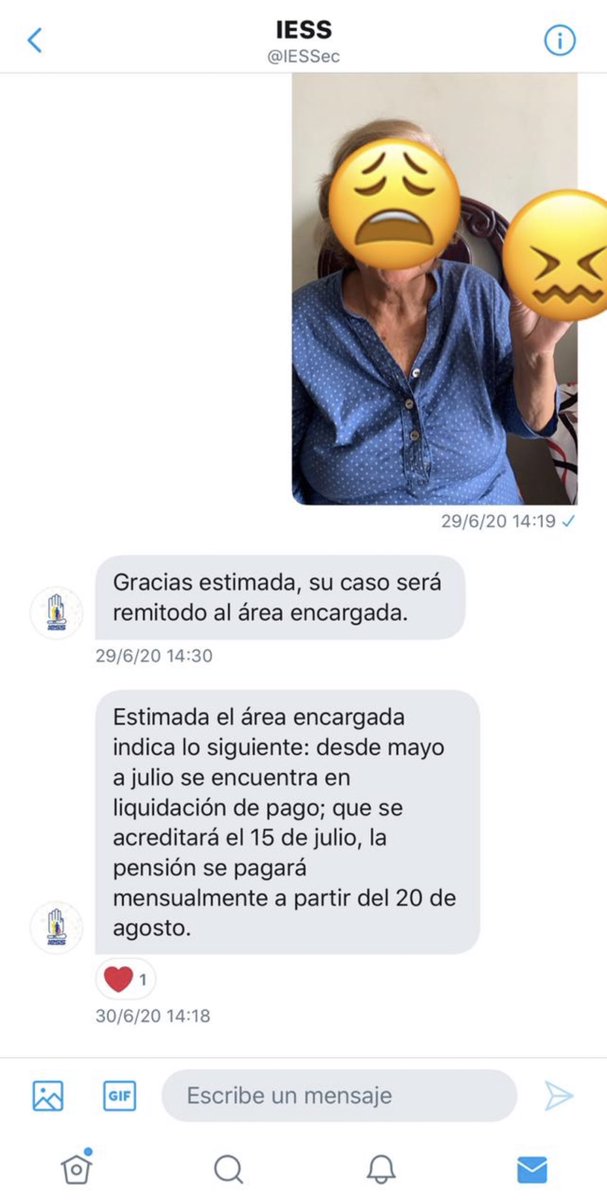 veneciamacias's tweet photo. ⁦Con la esperanza de q hoy no me tomen el pelo de nuevo ⁦@IESSec⁩ su ayuda con la revisión del caso por tercera vez a ver si al fin en su vejez mamá de 79 años puede disfrutar su pensión ⁦@JorgeWated⁩ es feo rogar por tus derechos ⁦@Lenin⁩ pero me toca por mamá https://t.co/TGNYWKBAk4