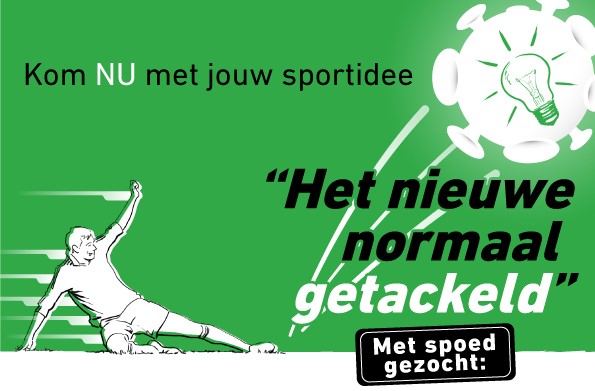 SportserviceOV's tweet photo. Met spoed gezocht; sportieve slimmeriken en doeners die een kans al zien vanaf anderhalvemeter afstand en die dan ook pakken! Wij zijn op zoek naar ideeën en innovaties die het ‘nieuwe normaal’ tackelen. Dien jouw idee nu in.

Kijk hiervoor op
https://t.co/OQBXwWEGpV https://t.co/Z4k3cXX7JP