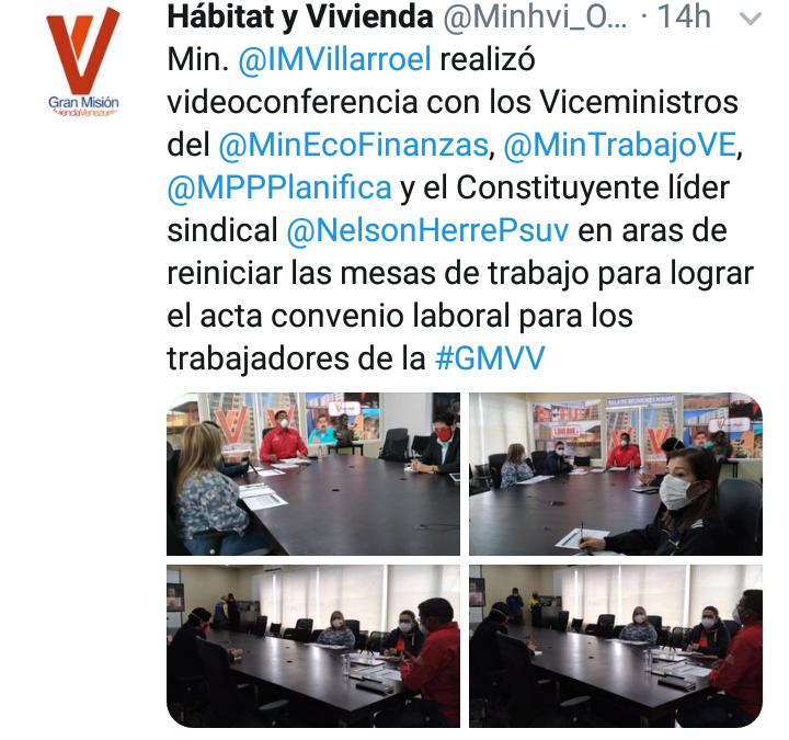 Yiserc's tweet photo. Ha 4 Semanas de esta videoconferencia los trabajadores y trabajadoras Activos y Jubilados de la #GMVV se preguntan qué pasó con las respuestas de esas mesas! Hasta cuándo debemos esperar para que den información al respecto. 
#CuarentenaRadicalYSegura https://t.co/vpeKCq2B8q