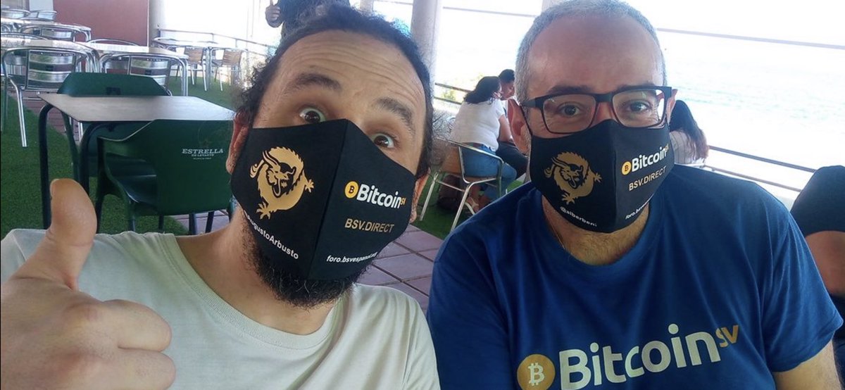 BlogueroDigital's tweet photo. ¡₿ #BSV #outfit of #BSVMeetup
in Benidorm
#July2020
#MeetupBSV
#BitCoinSV Meetup in #Benidorm (#Alicante)
#Spain 🇪🇸 | By @Bsvespanol & @BitcoinAssn,
with @handcashapp, @MeetupES and more! 📌
1er. #Meetup presencial de #BitCoinSV
#BSV Benidorm (Alicante)
👇#España #18Julio2020. https://t.co/rcLW3gyyay