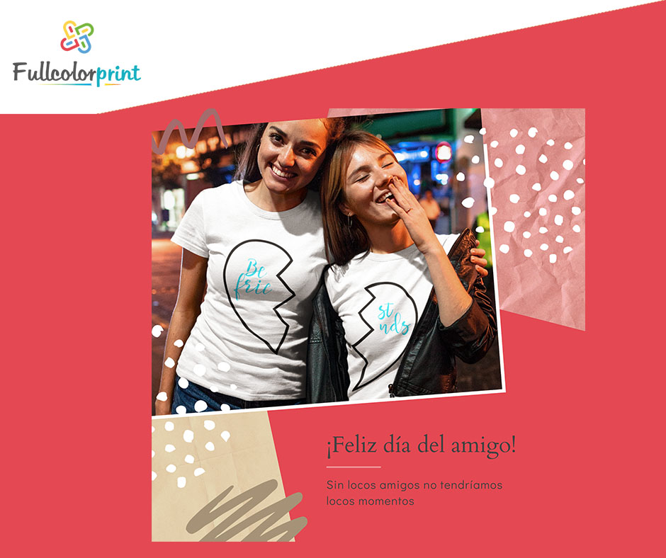 Fullcolorprint1's tweet photo. Empezamos la semana felicitando a esos amigos 👏 que siempre están a nuestro lado en los momentos buenos y malos.

¡Feliz día de los amigos! ¿Y tú a quién felicitas hoy? ¿te gustaría compartir una camiseta Best friends con tu mejor amig@? Escríbenos 👇
.
.
.
.
.

#DiaDelAmigo https://t.co/sW6OR5qLpb