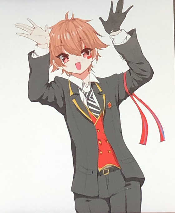 00年代アニメ風エースくん(アニメ版GAのパロ)
#ツイステファンアート 