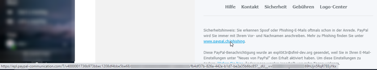 I wish there was some higher authority that could slap companies like  @AskPayPal in the face with a chair, so they could finally fix their absolutely stupid email tracking/linking. It's 2020 and they still don't manage to use their main domain for links & even use fake text links