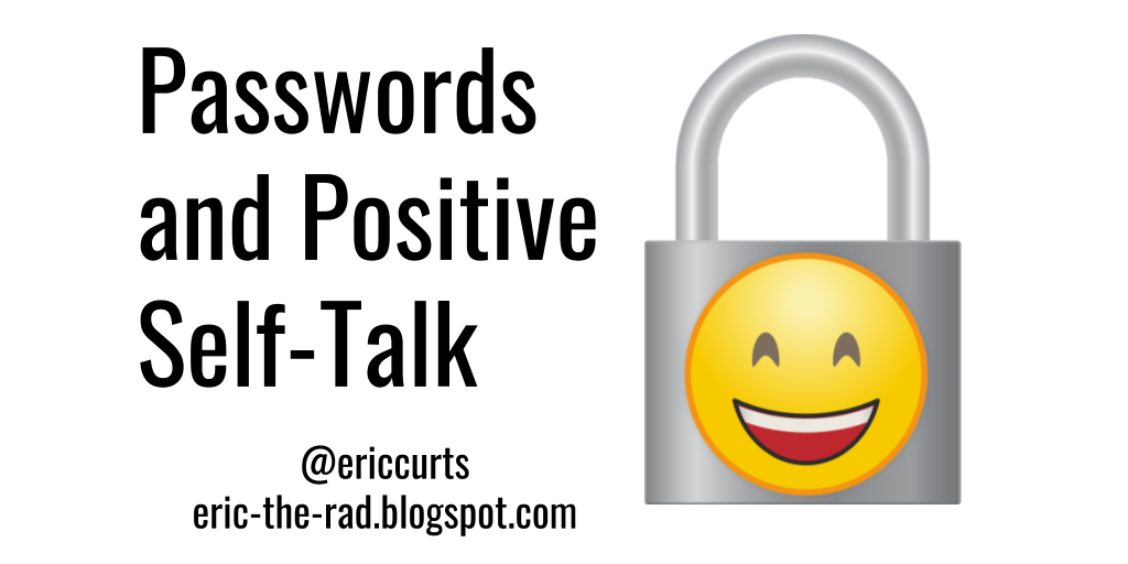 ericcurts's tweet photo. Passwords and Positive Self-talk -Strengthen your password and strengthen yourself https://t.co/VVJVI77939
#ControlAltAchieve https://t.co/tlBtoHhnLM