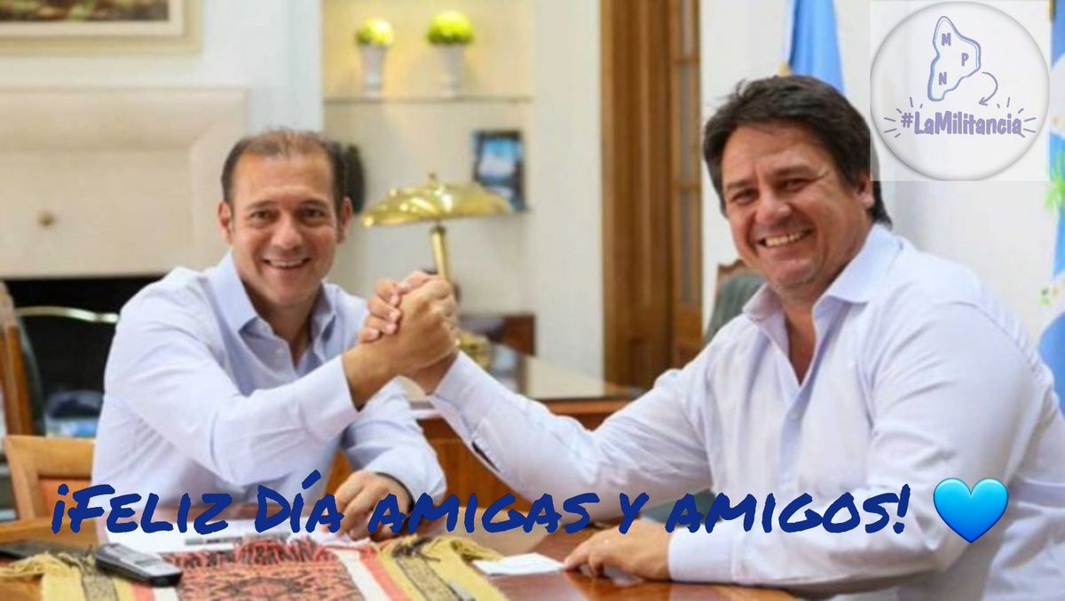 #BuenLunes🙌
Que pasen un gran día amigas y amigos militantes de nuestro gran #MPN.
Saludamos a todos y todas enviándoles un enorme y fraternal #AbrazoMilitante🤗💙🤗
Muy Feliz Día! 🙌🤗🙌

#SeguimosJuntos 💙💙💙