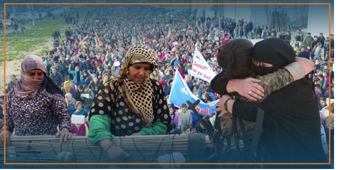 KurdistanAu's tweet photo. Les femmes et la révolution du Rojava
https://t.co/KWBrZj1yfe
SYRIE / ROJAVA - Les femmes des zones libérées des gangs de DAECH ont réalisé un modèle de lutte organisationnel unique en Syrie, où les femmes kurdes ont réussi à consolider et renforcer leur lutte au sein d'un... https://t.co/uFg2XpV1AM