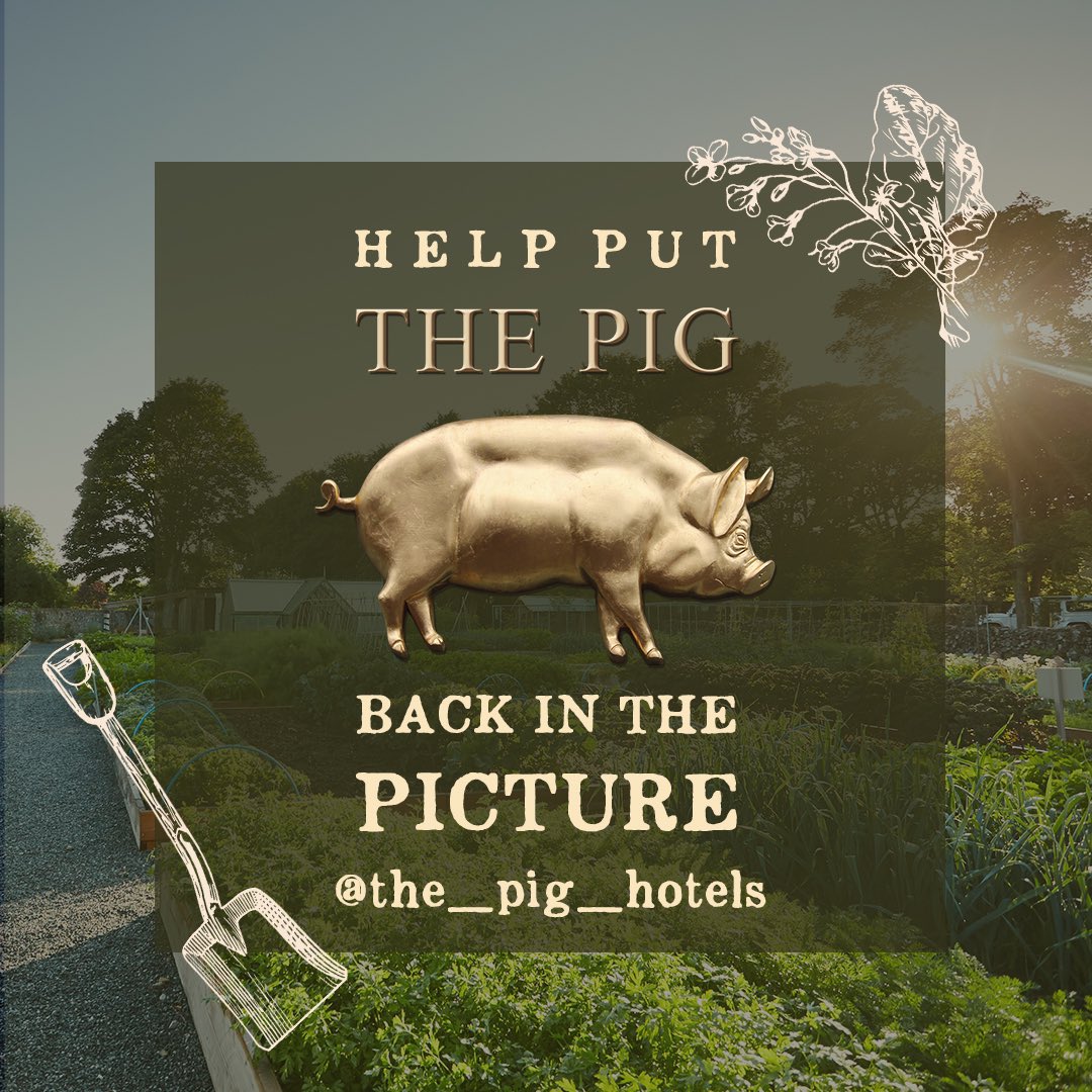 You may have noticed we've been a little quiet over on Instagram... but we are back! Follow us @the_pig_hotels and read more from <a href="/RobinHutson/">Robin Hutson</a> about how we are putting #thepighotel back in the picture: thepighotel.com/put-the-pig-ba…