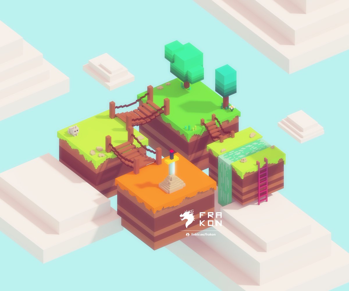 Cubed Floating Islands - 3D Voxel art
⛩
#voxel #voxelart #magicavoxel #adventure #gameart #lowpoly #lowpolyart #lowpoly3d #3d #drawing #art #artwork #3dmodel #artwork #floating #floatingislands #islands #islandsofadventure #game #videogames #videogamesart #leveldesign #gamelevel