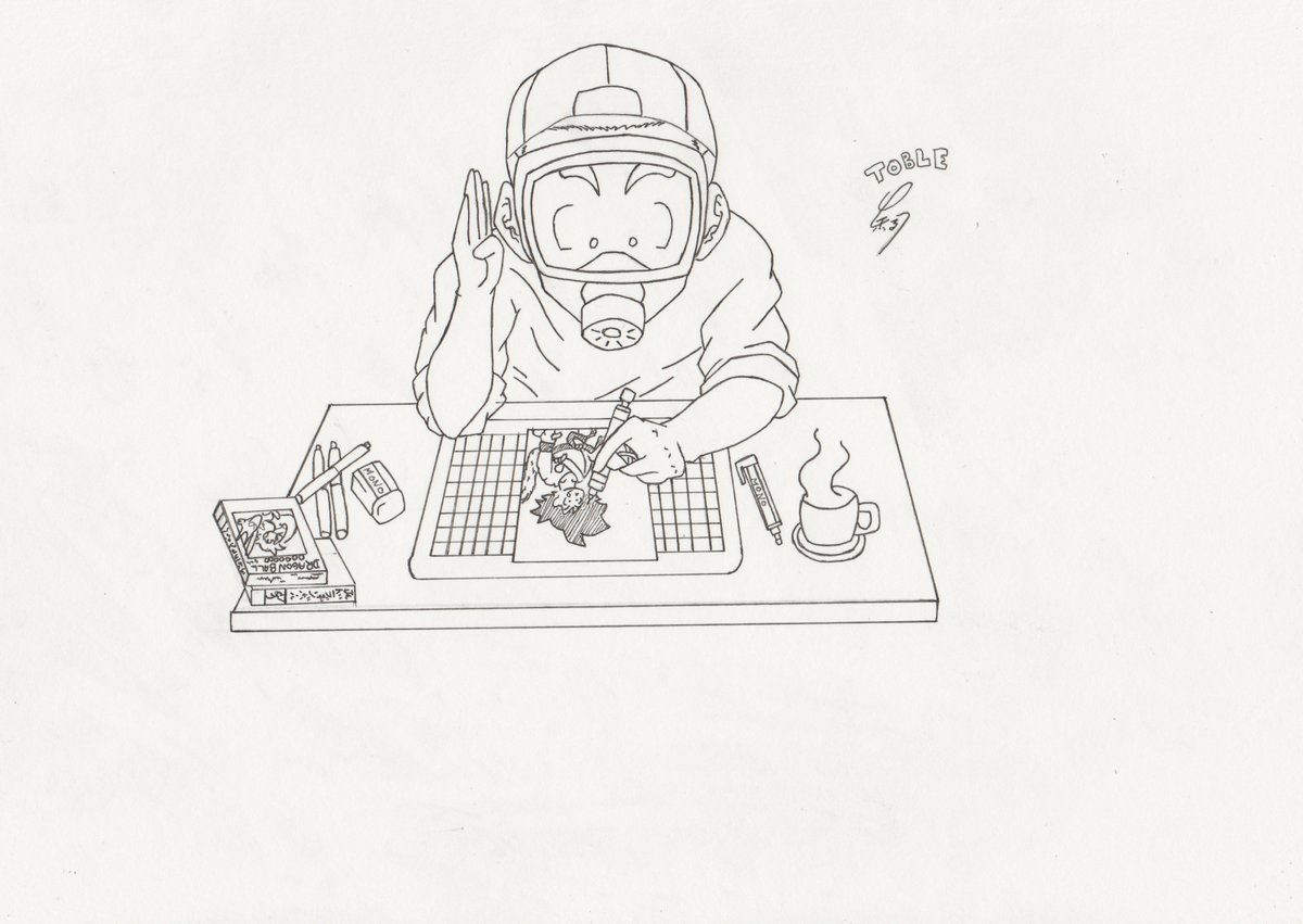 TOBLETV's tweet photo. Ayez, une chose de faite ! Logo et bannière celle de YouTube, Twitter, Twitch, terminer, spécial Toble ! J'ai recorriger quelque détail en version couleur, sinon je me suis beaucoup inspirer de Toyotaro-sensei et de Toriyama-sensei pour les deux images. https://t.co/IPGX58GacS