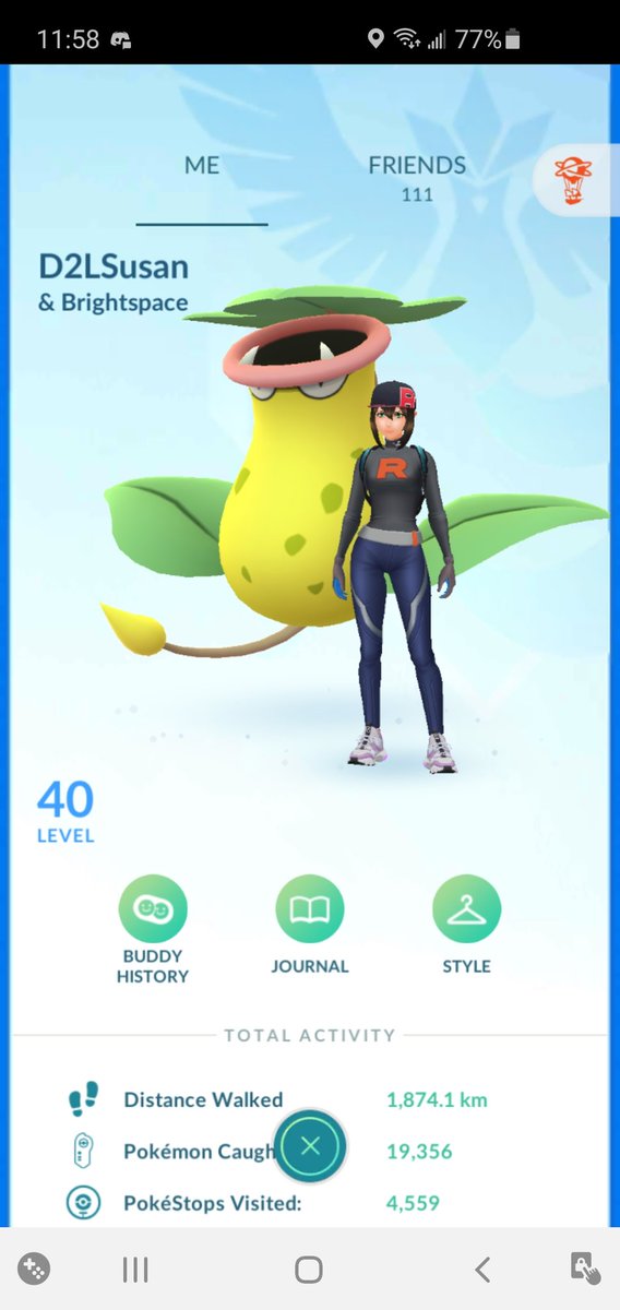 LakelandSusan's tweet photo. You could say I love D2L just a bit....lol
#D2LFusion #pokemongo https://t.co/qUrIZteYJG