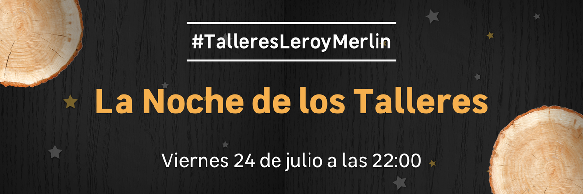 leroymerlin_es's tweet photo. ¡Vuelve la noche de los #TalleresLeroyMerlin! Este viernes no te pierdas el streaming que vamos a realizar desde Facebook y Youtube. Queremos conocer vuestra opinión 🤔: ¿qué tipo de taller os gustaría ver? https://t.co/jOdwr6P4gb