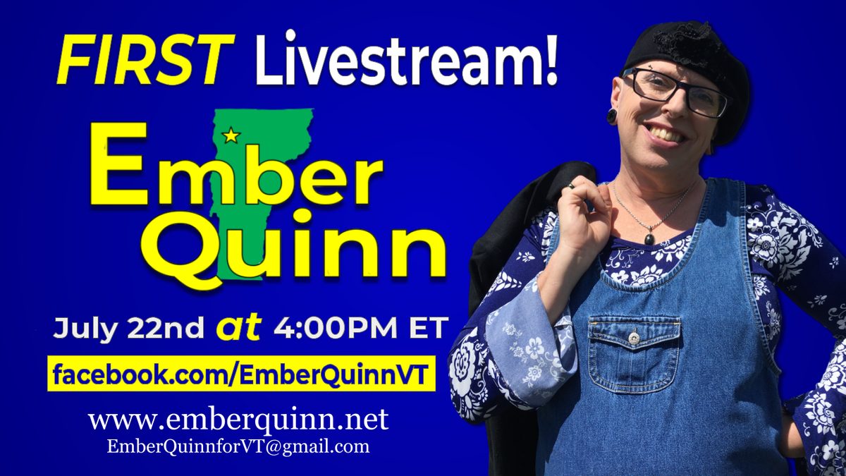 quinn_ember's tweet photo. Our FIRST livestream! This Wednesday at 4:00pm EST! reply or email with any ?s you have and tune in to our Facebook page for your answers LIVE! Your input is vital--together we will win in November! #Milton #BTV #Fightfor15 #healthcare #CriminalJusticeReform #BlackLivesMatter https://t.co/7jfivDYyGQ