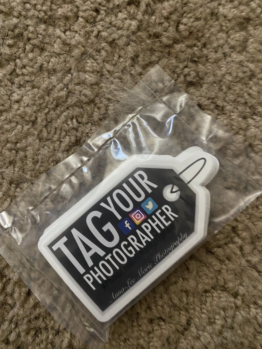 annalee__marie's tweet photo. These stickers just came in today! The dogs hoped that they were treats, but nonetheless the pups want to remind you to #TagYourPhotographer and that #PhotoCreditIsNotAnOption.
#RespectPhotographers https://t.co/ALkA4xDyun