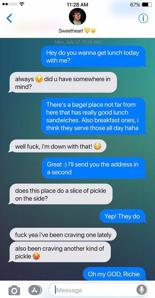 196 》 bagel banter( eddie's phone )