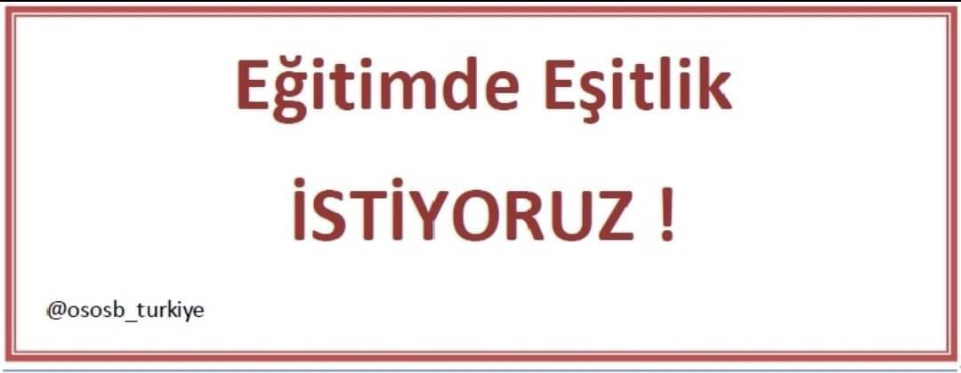 Özel Sektör Öğretmenleri Birlikteliği Derneği (@osob_turkiye) on Twitter photo “5580no’lu kanun
#ozelsektordeogretmen ile devlete atanmış öğr.aynı nitelik ve şartlara sahip olmalıdır”
O halde neden aynı haklara sahip değiliz?<a href="/ziyaselcuk/">Ziya Selçuk</a> <a href="/RTErdogan/">Recep Tayyip Erdoğan</a> <a href="/leylasahinusta/">Dr. Leyla Şahin Usta 🇹🇷</a> <a href="/mahirunal/">Mahir Ünal 🇹🇷</a> <a href="/MAtillaKaya/">Mahmut Atilla Kaya</a> <a href="/oznurcalik/">Öznur Çalık</a> <a href="/vekilince/">Muharrem İNCE</a> <a href="/MTanal/">Av.Mahmut TANAL</a> <a href="/AbbasGucluTR/">Abbas Güçlü</a> <a href="/zyildiz_/">Zeynep Yıldız</a> <a href="/Sultanucar_ist/">Sultan Uçar</a> “5580no’lu kanun
#ozelsektordeogretmen ile devlete atanmış öğr.aynı nitelik ve şartlara sahip olmalıdır”
O halde neden aynı haklara sahip değiliz?<a href="/ziyaselcuk/">Ziya Selçuk</a> <a href="/RTErdogan/">Recep Tayyip Erdoğan</a> <a href="/leylasahinusta/">Dr. Leyla Şahin Usta 🇹🇷</a> <a href="/mahirunal/">Mahir Ünal 🇹🇷</a> <a href="/MAtillaKaya/">Mahmut Atilla Kaya</a> <a href="/oznurcalik/">Öznur Çalık</a> <a href="/vekilince/">Muharrem İNCE</a> <a href="/MTanal/">Av.Mahmut TANAL</a> <a href="/AbbasGucluTR/">Abbas Güçlü</a> <a href="/zyildiz_/">Zeynep Yıldız</a> <a href="/Sultanucar_ist/">Sultan Uçar</a>