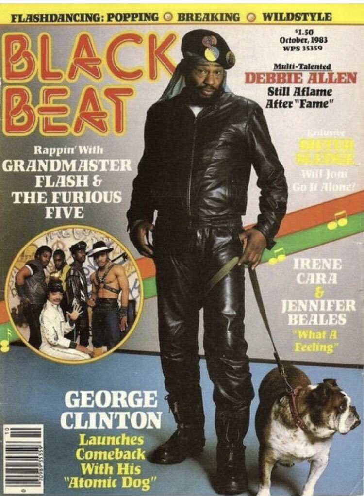 Clinton wrote in his autobiography, ‘Over in England, I appeared on ‘Top of the Pops’ with Grandmaster Flash. I was technically promoting ‘Loopzilla,’ but all anyone wanted to talk about was ‘Atomic Dog.’ That’s when I realized that the song had blown up.’” ⁣(Excerpt ends.)