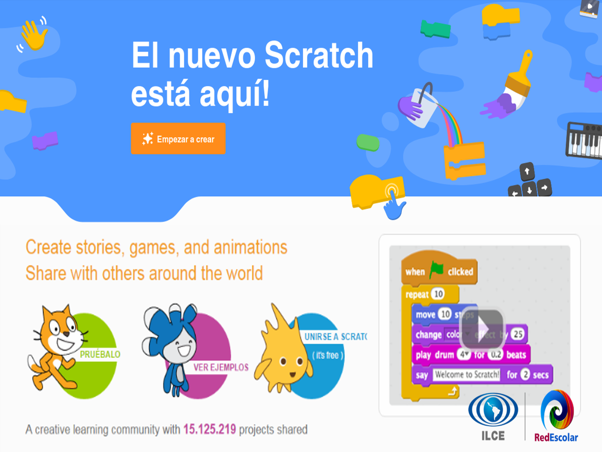 RedEscolar_ILCE's tweet photo. #RedEscolar promueve el #coding durante este #VeranoDivertido con #Scratch, un lenguaje de programación visual que permite desarrollar habilidades mentales para iniciarse en la programación. Recrea tu pensamiento lógico creativo en bloques.--->https://t.co/dzLTuTZvQL https://t.co/70VD1BILBb