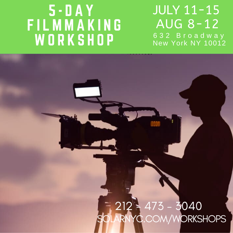 SolarWorkshops's tweet photo. Too busy with work to be creative?
Make a film in FIVE DAYS!
5-Day HANDS-ON Filmmaking Workshop AUGUST 8-12
https://t.co/XxEUYLrGlL
Join us! Be FLEXIBLE!
 
#filmmakingworkshop #filmmakingclass #directing #lighting #camera #cinematography #cameraworkshop #lightingworkshop https://t.co/MPdzxFIWIO