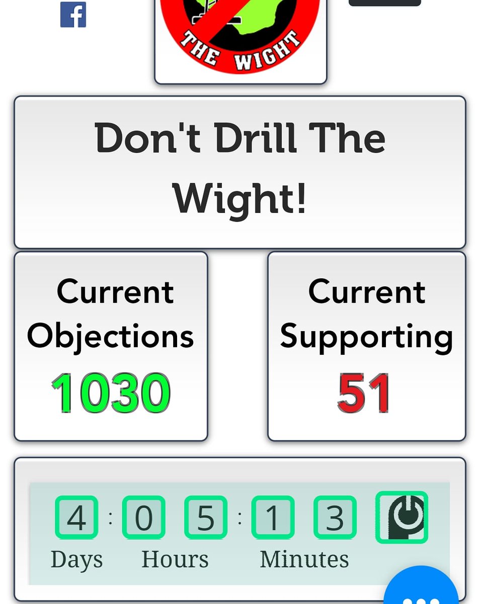 Amazing support gathering pace for this campaign. Please keep your Comments/Objections flowing in, every one is a valuable contribution.
linktr.ee/dontdrillthewi… for quick access to the info you need. 
#DontDrillTheWight #IOW #KeepItInTheGround  #ClimateEmergency 
#IsleOfWight