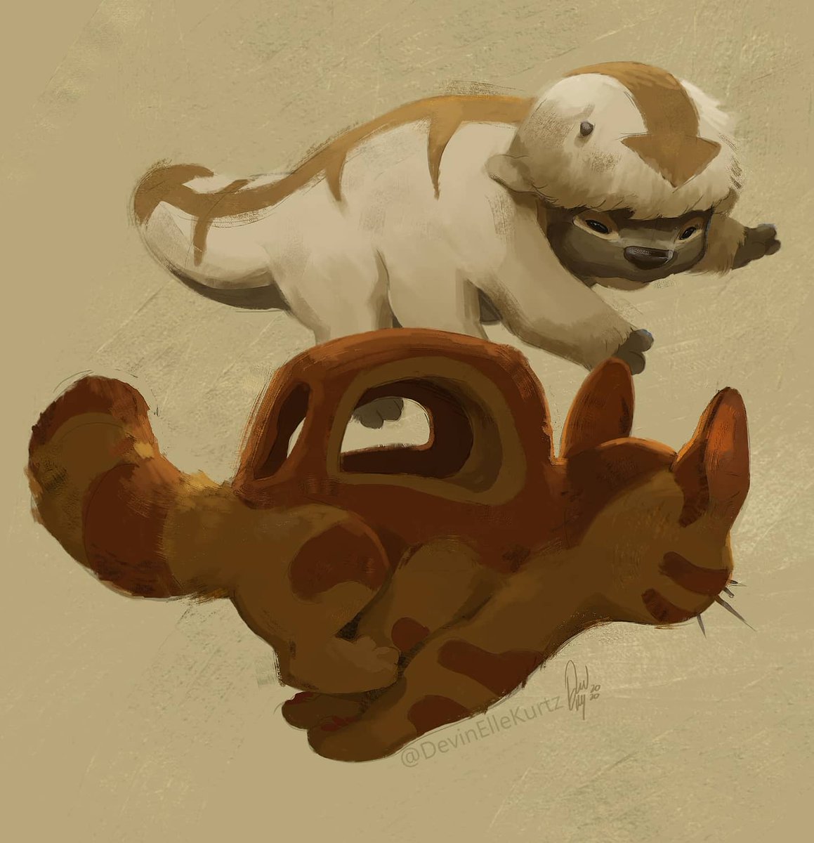 Baby Appa &amp; the Kittenbus, six-legged pals 💫