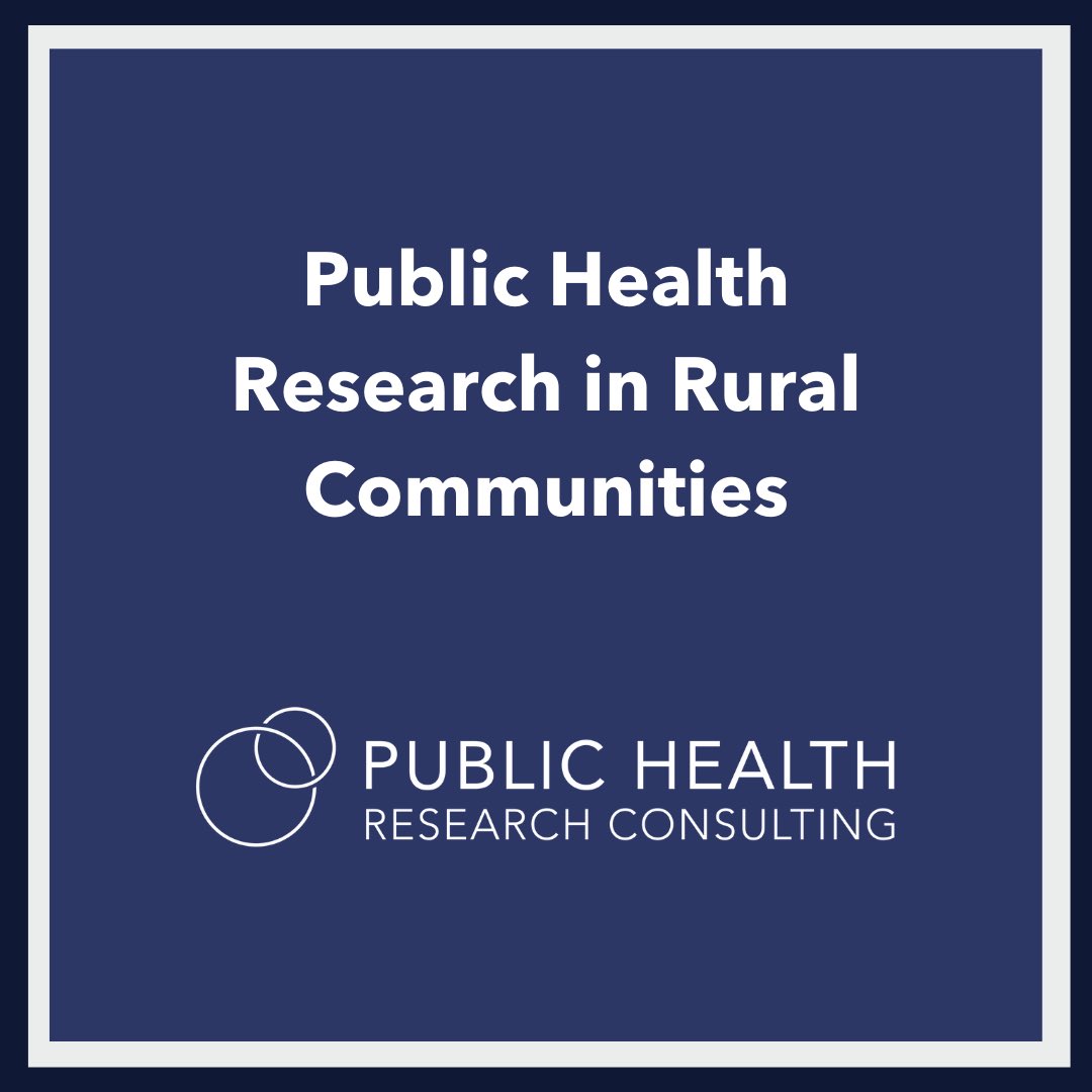 PublicHealthRC's tweet photo. If you’ve worked with rural communities, what barriers have they faced when accessing health education and care? How did you help them overcome the barriers?
#publichealthresearch #communityinvolvement #community #researchers #ruralhealth https://t.co/ZdAHI5iYKf
