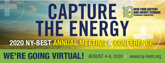 NYBatteryEnergy's tweet photo. NY-BEST’s VIRTUAL 10th Annual Capture the Energy Conference & Expo is quickly approaching! Have you registered yet? This is a not to be missed event for companies seeking opportunities in NY's growing #energystorage markets. Reserve your spot: https://t.co/1MDy2Pudjo #CTE2020 https://t.co/P4MKPQ0GM9