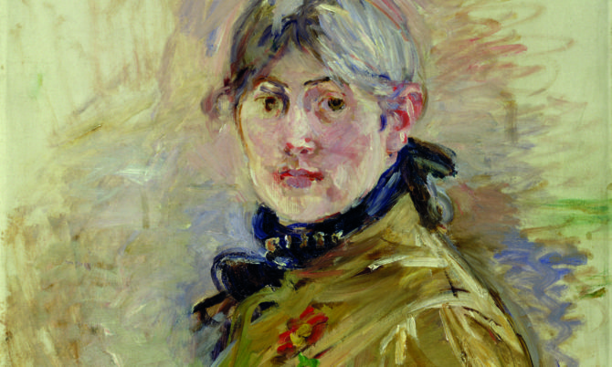 ThatStephStorey's tweet photo. "I do not think any man would ever treat a woman as his equal, and it is all I ask because I know my worth." - Impressionist, Berthe Morisot (her self-portrait from when she was about 40 years old in the @MuseeMarmottan) https://t.co/VWWHx8r7Vf