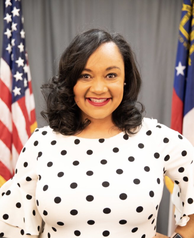 RElliotWSB's tweet photo. #Breaking Georgia Democrats have selected State Sen. Nikema Williams to be their nominee for the late Rep. John Lewis’ congressional seat. https://t.co/OsZxO71IMp