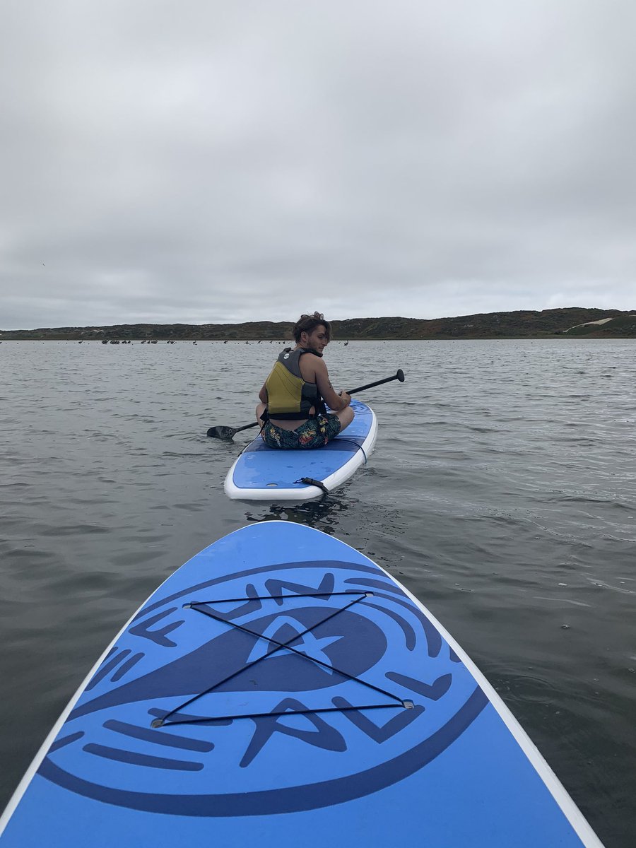 got this boy on paddle boards with me yesterday 🥰