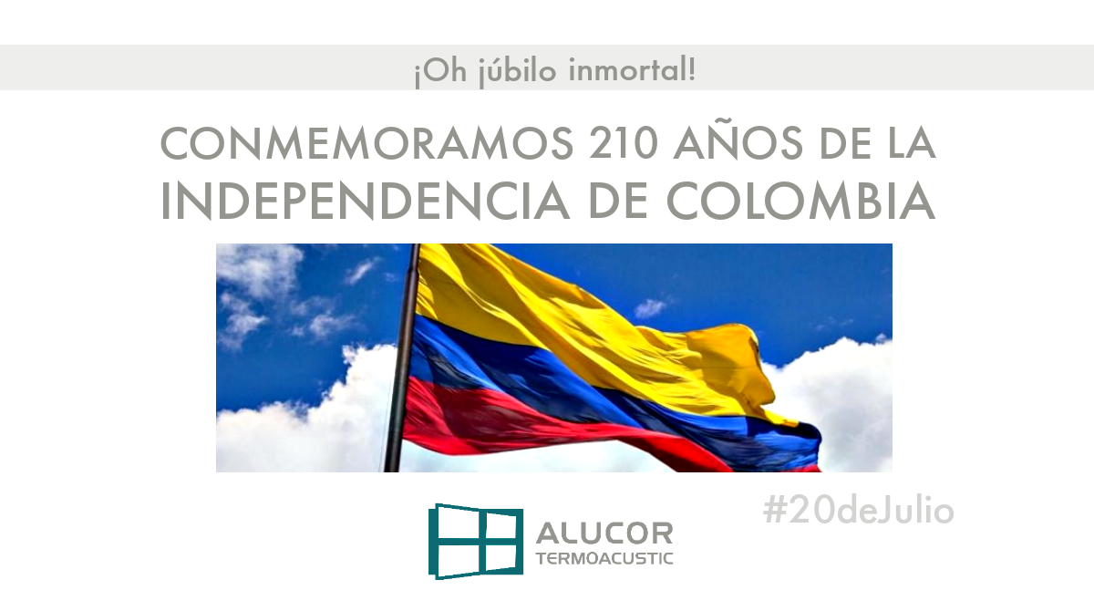 Alucor_Co's tweet photo. En 𝘼𝙡𝙪𝙘𝙤𝙧 conmemoramos 210 años de la Independencia de Colombia 🇪🇨

#20DeJulio #DiadelaIndependencia #Colombia #Alucor #Aluminio https://t.co/4a3c9f0SnD