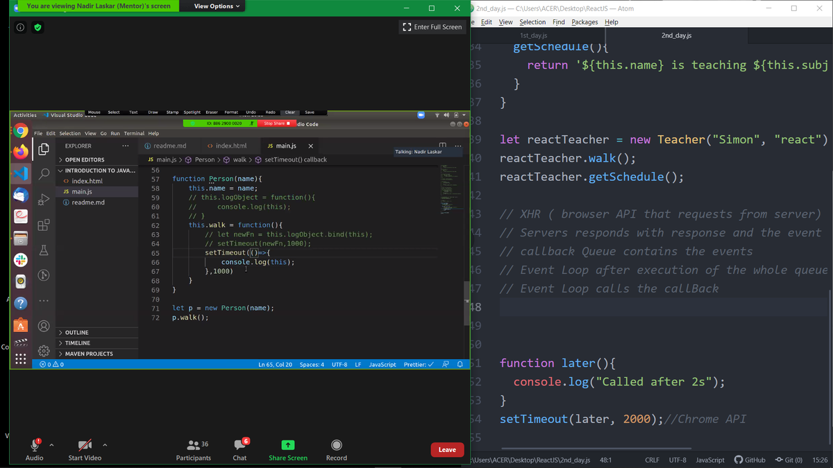 simonDungeon_'s tweet image. #Day2 of #gslearningcontest 

Today we covered the intermediate level topics of @reactjs.
No doubt it has a steep learning curve but we are on the right pace. 
Hoping for a great week for all!

@JavaScriptDaily @JavaScript 
@gssummit2020 @Girlscript1