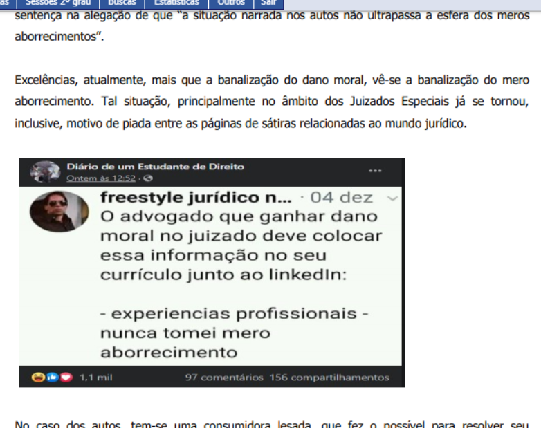iuris_man's tweet photo. e um tweet meu que foi parar numa petição de danos morais https://t.co/XSGZu1Rvyc