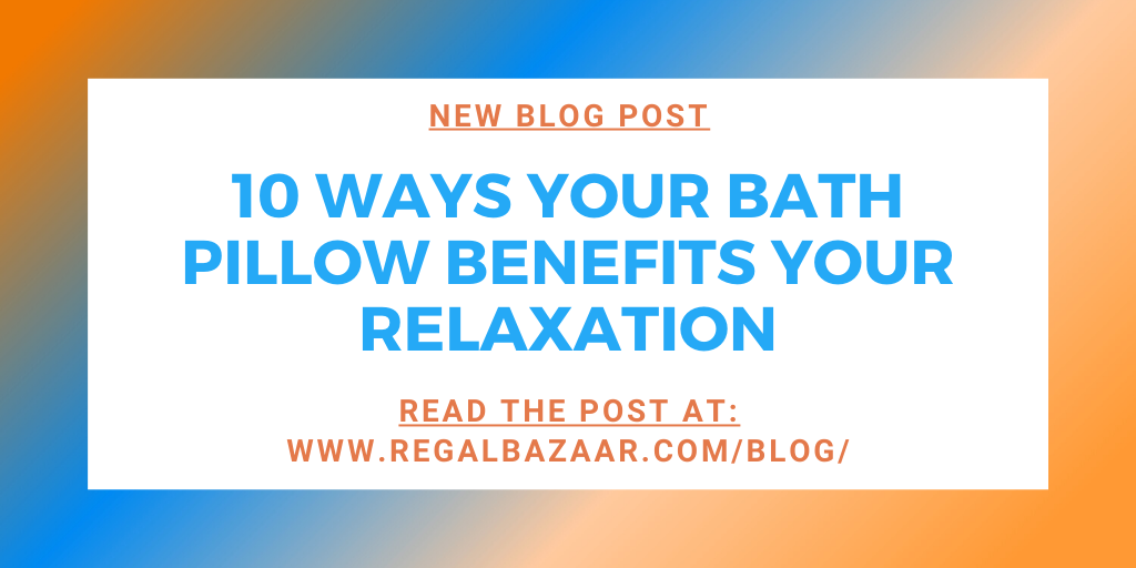 RealRegalBazaar's tweet photo. Everyone loves a relaxing bath after a long day, but you may be missing one essential detail. Here is why a #bath pillow is a great addition to your #bathtub: https://t.co/ckKqU7bx54

#bathaccessory #bathbomb #bathroom #bathtime #chill #destress #home #relax #relaxation #unwind https://t.co/xfzLLOpLvz