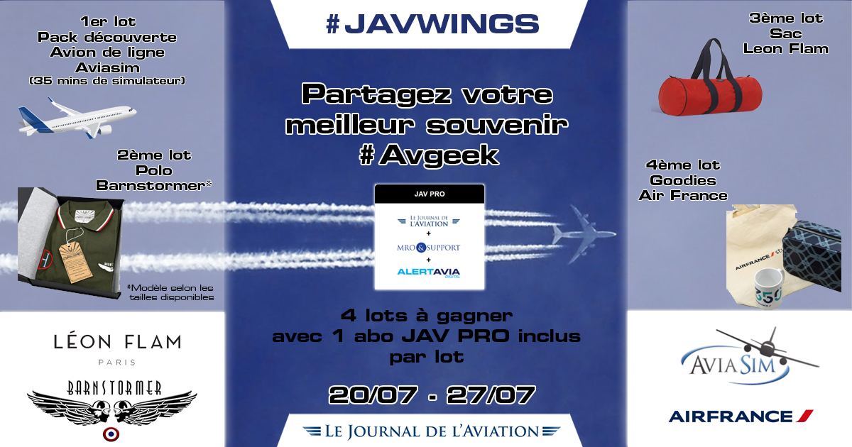 journalaviation's tweet photo. #Concours
Remportez l'un des 4 lots #avgeek et ton abonnement #JAVPRO.
Un lot AviaSim, un lot Barnstormer, un lot LeonFlam, un lot AirFrance.
A vous de jouer !

Suite 👇👇 https://t.co/0yuLrF4Zfs
