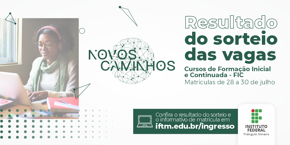 IFTMoficial's tweet photo. Confira os sorteados para vagas do edital Cursos de Formação Inicial e Continuada - EAD - 3ª Edição em https://t.co/wpd00OEUF5.
Matrículas da 1ª chamada: 28 a 30 de julho.
#SouMaisIFTM #OrgulhodeSerIFTM #FicaEmCasa #JuntosContraoCoronavírus #NovosCaminhos #FIC #CursosFIC https://t.co/z14vRdV1Sm