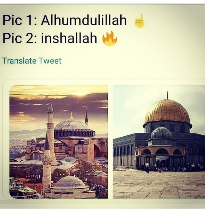 Syeda_Raheema's tweet photo. #Palestine #Jerusalem #masjideaqsa #INSHA_ALLAH #AyasofyaCamiOldu https://t.co/Jh80Y0eomV