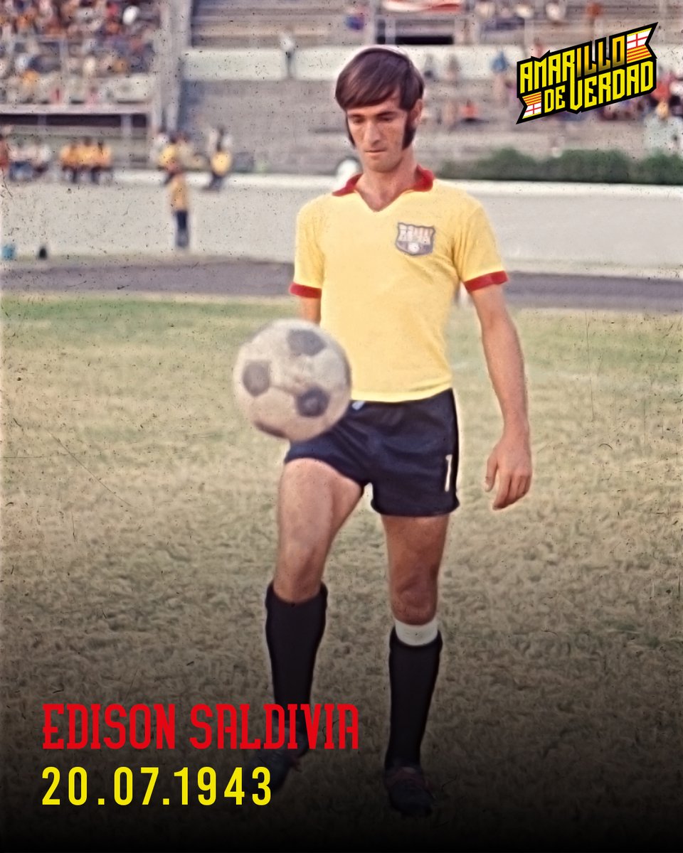 BarcelonaSC's tweet photo. Un día como hoy nació Edison Saldivia (+) 🇺🇾
#ElCacho fue Bicampeón 1970-71 ⭐️⭐️ con #BSC, jugó las semifinales de la #Libertadores 1971 y 1972 con el Ídolo y fue uno de los pilares de la zaga amarilla en la #HazañaDeLaPlata
#GloriasBSC 💛🖤 https://t.co/zoOboNJTEL