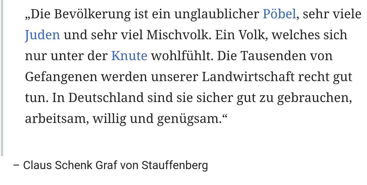 probablyzuerich's tweet photo. Jährlicher Reminder: Claus Schenk Graf von #Stauffenberg war Antisemit, Nationalist und Antidemokrat. Seine Würdigung als Widerstandskämpfer zieht das Gedenken an tausende Antifaschist*innen in den Dreck.
#aufarbeitungsweltmeister https://t.co/DRiIPwKJ3K