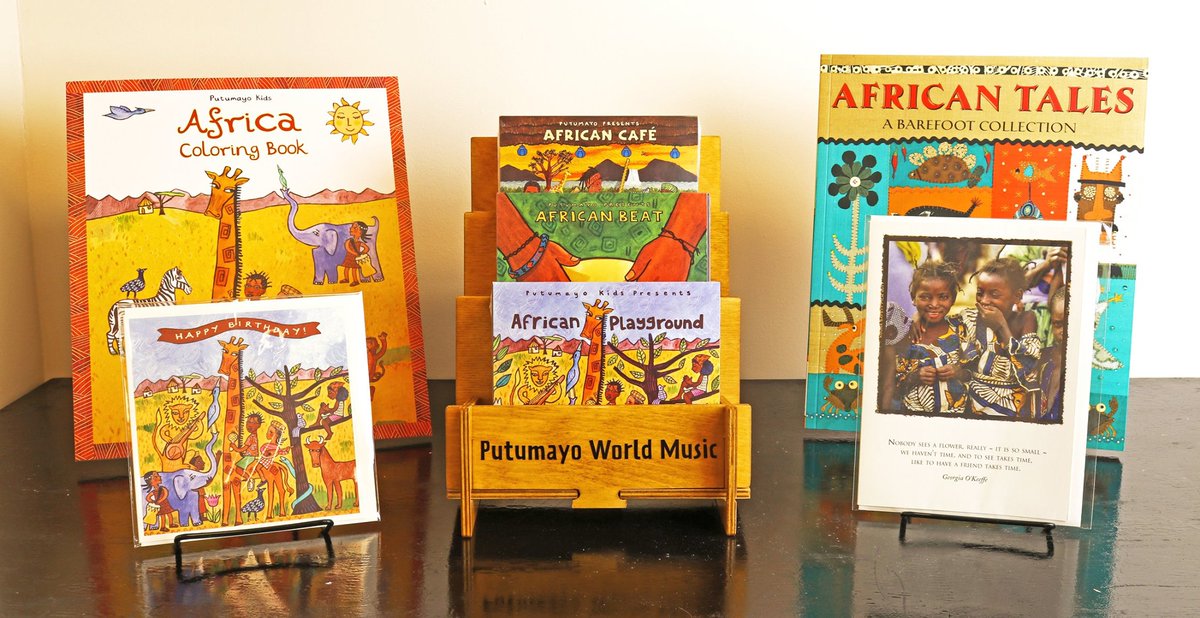 PutumayoMusic's tweet photo. In celebration of Mandela's life and love of music and cultural education, we'd like to highlight our African albums and books. Please visit https://t.co/6HbYHx61HV - what is your favorite Putumayo African title?

#NelsonMandela #PutumayoAfrica #PutumayoMusic https://t.co/8D8O9wbLxJ