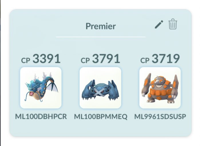 1Oiram85's tweet photo. Entered the 3100 club even if I haven’t played much since I reached Rank10 - My “unconventional” team had not brought me a single negative set since I started to play it! #GoBattleLeague #PokemonGo https://t.co/narV8h7tbg