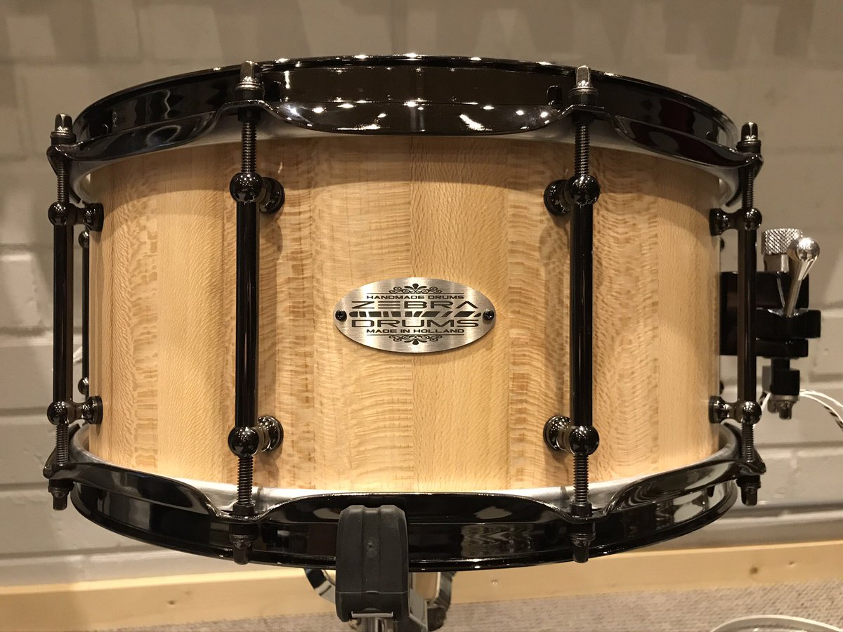 ZebraDrums's tweet photo. Just finished this 14”x6,5” London Planetree snare drum. https://t.co/onGoKO2hR1